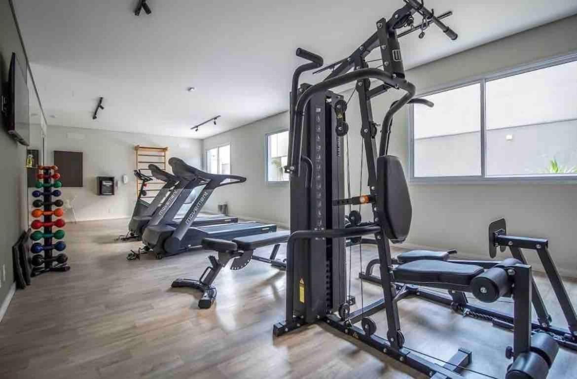 Mv63 - Studio Lindo Com Piscina Prox Ao Metro Bras São Paulo Exterior foto