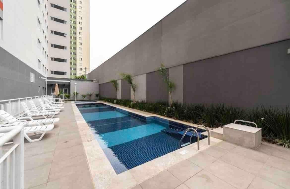 Mv63 - Studio Lindo Com Piscina Prox Ao Metro Bras São Paulo Exterior foto
