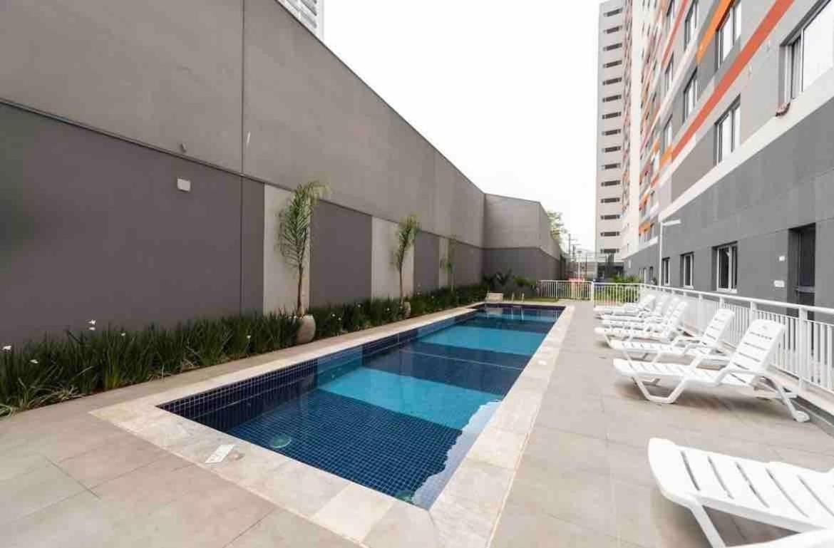 Mv63 - Studio Lindo Com Piscina Prox Ao Metro Bras São Paulo Exterior foto