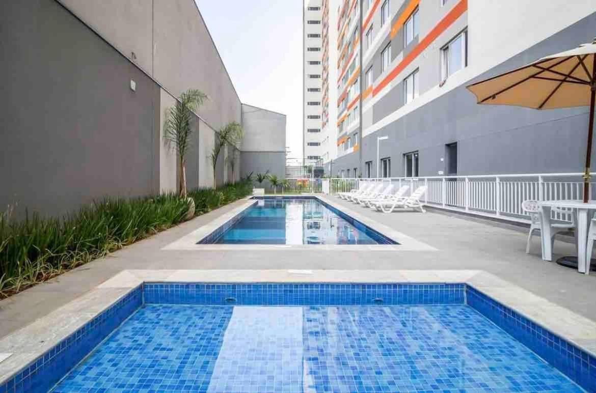 Mv63 - Studio Lindo Com Piscina Prox Ao Metro Bras São Paulo Exterior foto