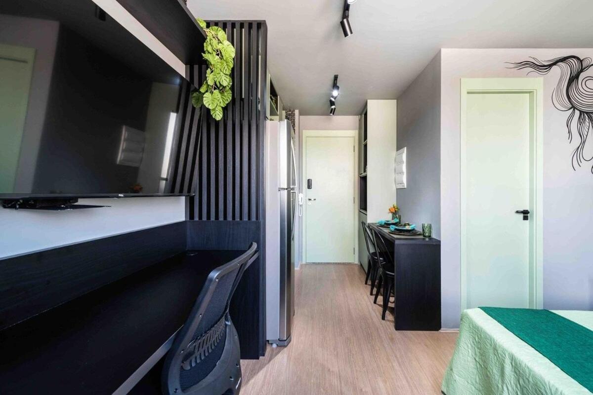 Mv63 - Studio Lindo Com Piscina Prox Ao Metro Bras São Paulo Exterior foto