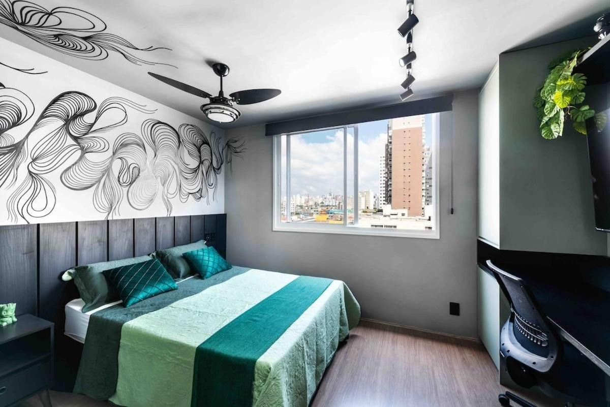Mv63 - Studio Lindo Com Piscina Prox Ao Metro Bras São Paulo Exterior foto